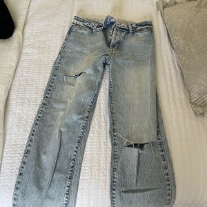 Low rise jeans